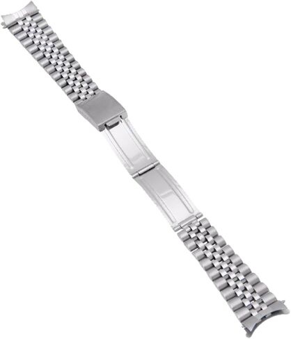 Ewatchparts 20mm Jubilee Watch Band متوافق مع Rolex DateJust Supmariner ، GMT Daytona Made in Italy in Saudi Arabia