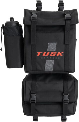TUSK Trail Runner ATV Fender Bag Black Zipperless Quick Access Detachable 10-Liter Cargo Bags in Saudi Arabia