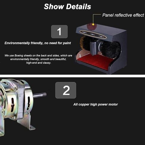 Electric Shoe Cleaner- Automatic Induction Small Shoe Polisher, Commercial Shoe Shine Polishing Machine, for Home Shop Hotel Lobby in Saudi Arabia