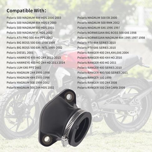 3084879 Motorcycle Carburetor Rubber Interface Carb Intake Manifold Boots Joint Compatible With Polaris Big Boss Xplorer 500 Sportsman 335 400 450 500 Magnum UTV Ranger 400 500 2X4 4X4 6X6 in Saudi Arabia