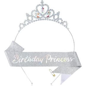 KICOSY Girls Tiara Crystal Princess Crown Princess Tiara Crowns كريستال عقال in Kuwait