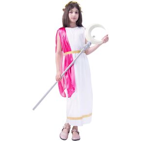 PGOND Girls Greek Costume for Kids Princess Halloween Costume
