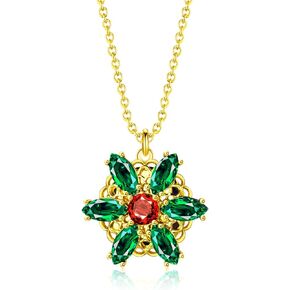 Gold Anastasia Necklace for Women Lost Princess Inspired Together In Paris Charm with 50CM Cable/Snake Chain