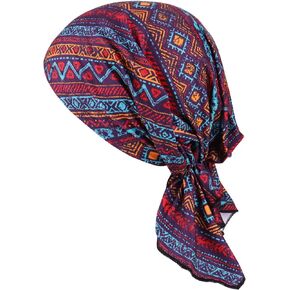 KAKU NANU Women Turban Chemo Beanies Pre Tied Caps Baggy Slouchy Headwear Sleep Scarf