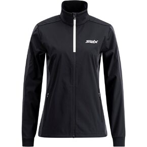 Swix Women's Breathable Moisture-Wicking Warm Outdoor Training All-Weather Country Skiing Softshell Cross Jacket