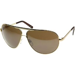 zeroUV - 70's Big Frame Oversized Aviator Sunglasses for Men and Women 70mm
