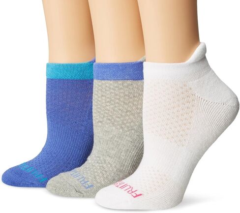 Fruit of the Loom Women's Standard Breathable No Show Tab Sock (3 Pack) in Saudi Arabia