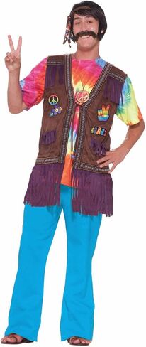 Men's Generation Hippie Peace Vest in Saudi Arabia