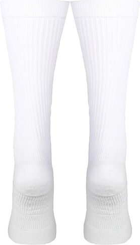 Champion Men's Compression Socks, 15-20 mmHg, Athletic Fit Crew Length Mid-Calf Cushion Foot Sport Socks in Saudi Arabia