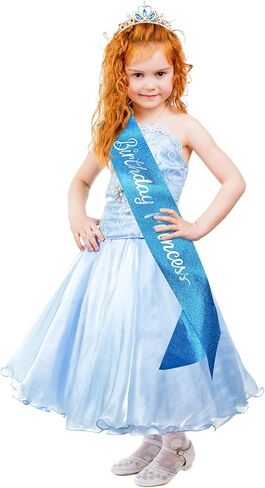 KICOSY Girls Tiara Crystal Princess Crown Princess Tiara Crowns Crystal Headband in Saudi Arabia