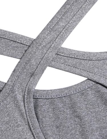 JCZHWQU Women's Short Sleeve Criss Cross Back Athletic Yoga Tops in Saudi Arabia