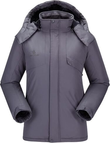 CAMEL CROWN Men's Waterproof Ski Jacket Warm Winter Snow Coat Mountain Windbreaker Hooded Raincoat Snowboarding Jacket in Saudi Arabia