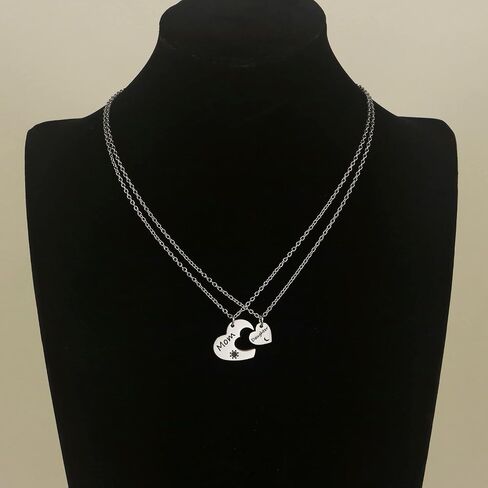 SELOPU Mother Daughter Necklace Mom Sister Jewelry 3 pcs Mom Big Sis Lil Sis Pendant Necklace in Saudi Arabia