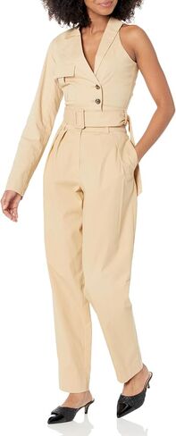 The Drop Women's Oat Milk One Sleeve Stretch Cotton Jacket by @signedblake in Saudi Arabia