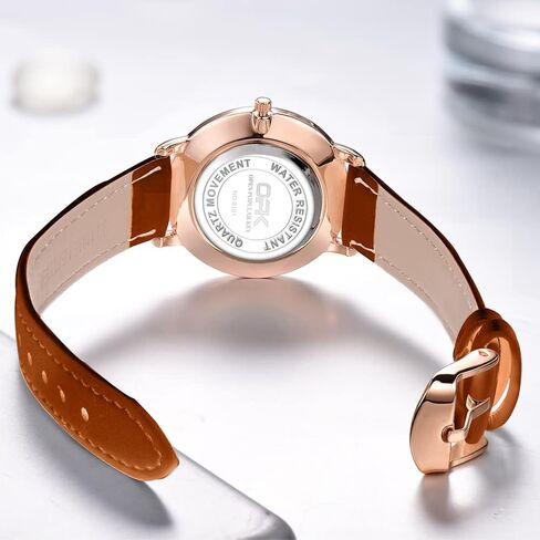 Wrist Watch for Women, Business Style Quartz Analog Women's Watch with Stainless Steel Strap in Saudi Arabia