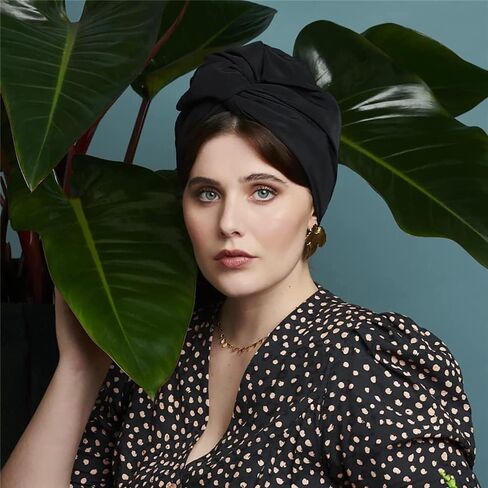 3 pcs Vintage French Female Turban Hat Fashion Bandana Headband Women's Soft Hair Cover Cap Ladies Head Wraps Muslim Headscarf Bonnet in Saudi Arabia