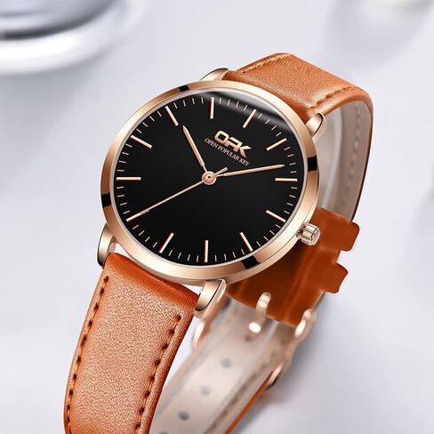 Wrist Watch for Women, Business Style Quartz Analog Women's Watch with Stainless Steel Strap in Saudi Arabia