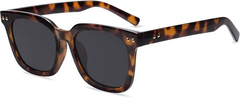 نظارات شمسية مستقطبة مربعة كبيرة الحجم من Appassal للنساء والرجال كلاسيكية عصرية UV400 Vintage Sunies AP3647 in Saudi Arabia