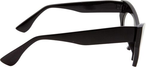 grinderPUNCH Semi Rimless Cat Eye Glasses Clear Lens Half Frame Cut Off Bottom in Saudi Arabia