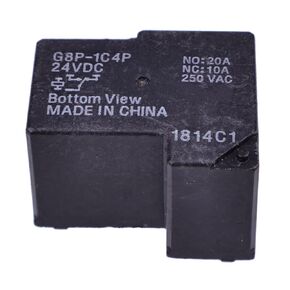 SPDT 250VAC 24VDC 20A Fully-Sealed PCB Relay G8P-1C4P-DC24 General Relay Compatible with PC Board or Panel-Mounted
