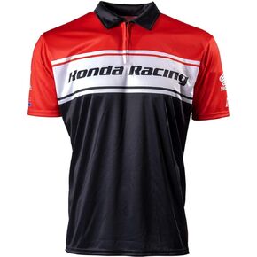 Factory Effex Unisex-Adult T-Shirt (Red/Black/White, MD)