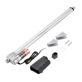 VEVOR Linear Actuator 12V, 20 Inch IP65 Waterproof Linear Actuator, 660lbs/3000N 0.19"/s Linear Motion Actuator with Mounting Bracket for Outdoor Use