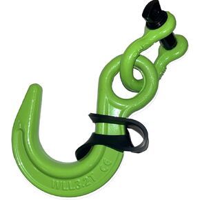 أدوات Keyfit Quick RIG شديدة التحمل مقاس 7 بوصات وخطاف وتكبل لسلسلة حبل سريعة الحزام كابل للتكبيل مصنوع سريعًا وسهلاً 2 طن 4000 رطل WLL مستودع مناولة المواد العامة in Kuwait