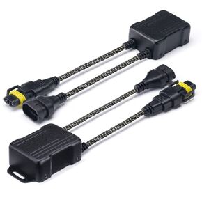 ]Xprite Canbus Light Anti-Flicker Harness| Bulbs Resistor Decoder Error Free Conversion Kit for H7 (1 Pair)