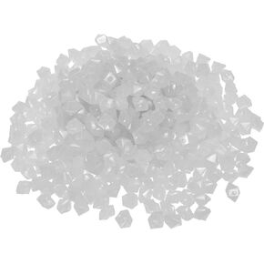 MECCANIXITY 500pcs Glow Rocks 10-15mm Glow Pebbles Decoration in The Dark Luminous Stones Decor DIY Decorative Blue for Garden, Potted Plant, Fish Tank