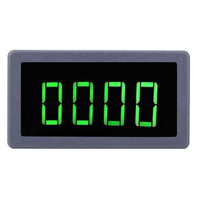 4 Digit LED Motor Tachometer, RPM Speed Measure Meter, NPN Hall Proximity Switch Sensor, Digital Tach Meter, Motorcycle Electronic Tachometer with Digital Display Timer Gauge