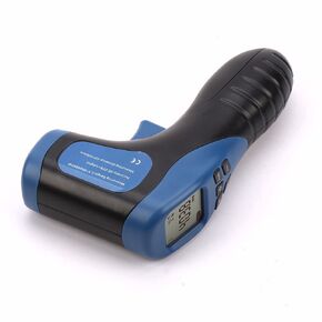 LCD ليزر صور مقياس سرعة الدوران الرقمي يده نطاق بندقية عدم الاتصال 2.5-99999 دورة في الدقيقة سرعة المحرك متر مع 2 قطعة شريط عاكس