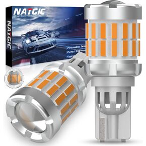 Red T15 921 W16W Led Bulbs Canbus Error Free For Tail 3rd High Mount Brake Lights,T15 921 912 Led Bulbs With Projector Replacement 3rd Brake Lights,High Mount Stop Lights,4-Pack,900K 4000Lm in Kuwait