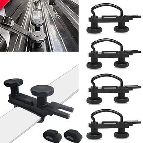 RYANSTAR RACING 4 PCS Roof Box U-Bolt Clamps Rooftop car Van mounting Accessories U-Bracket mounting Accessories, 85mm Internal Width, with 8 Lock Nuts, 2 Strap Kit for Most Cars
