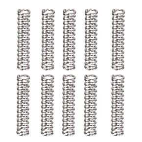 Compression Spring for Home Machinery Industrial Lawn Mowers Stainless Steel Compressed Spring 7mm OD 0.5mm Wire Size 15mm Free Length 20 pcs