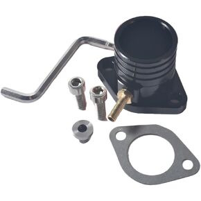 Black Performance Racing Intake Pipe Inlet Manifold Gasket Screw Pulse Fitting For Predator 420cc Go Kart & Mini Bikes,For Honda GX270,GX390,For VM34 Carburetor