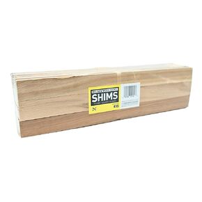 Nelson Wood Shims - 16" Cedar Shims, 42 Shims per Bundle, Quality Natural Wood with Thin Feathered Tips, Easy to Score and Snap, Kiln Dried, Level Windows, Doors, Furniture, and More