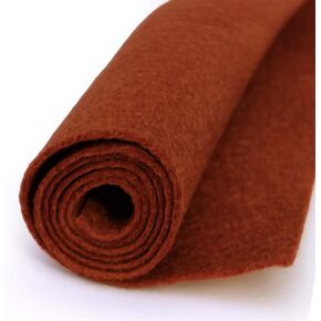 Copper Brown - Wool Felt Oversized Sheet - 20% Wool Blend - 1 12x18 inch Sheet