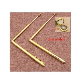 Best Combination Dowsing Rods Copper- 2PCS. 99.9% Pure Copper - Water Divining, Energy Healing, Paranormal, Gold, Yes No Questions. 15cm*56cm*0.9cm Non-Toxic 。 Gift feng Shui Compass