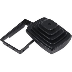 GRAND ORANGE Shifter Boot & Retainer Bezel Kit Compatible with Jeep TJ Wrangler 1997 1998 1999 2000 2001 2002 2003 2004 53000056 52078558