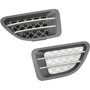 Front Fender Side Grille,Car Fender Side Vents JAK500330WWH Side Fender Air Vent Grille Cover Trim Replacement for Rover Range Rover Sport L320