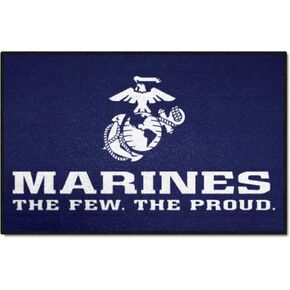 FANMATS 6683 U.S. Marines 44in. Round Rug - Home Decor