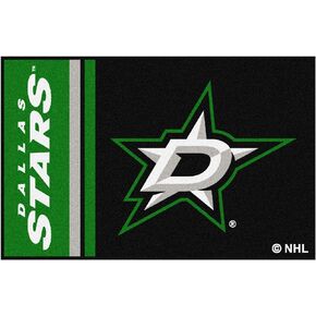 FANMATS 19261 Dallas Stars Starter Mat Accent Rug - 19in. x 30in. | Sports Fan Home Decor Rug and Tailgating Mat Uniform Design