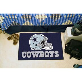 FANMATS 5727 Dallas Cowboys Starter Accent Rug - 19in. x 30in. | Sports Fan Home Decor Rug and Tailgating Mat - Cowboys Helmet Logo