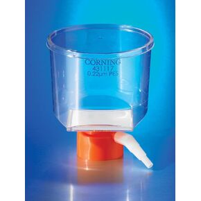 Corning 431118 Disposable Bottletop Filter; 500 mL Volume; PES, Membrane; 12/Pack