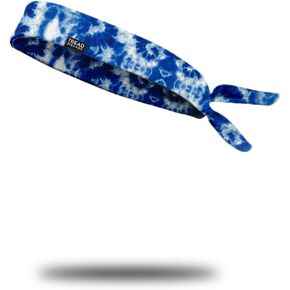 Treadbands Low Profile Tieback Non Slip Headband - Designs (Riptide)