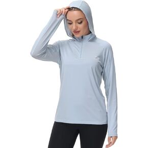 BASSDASH Women’s UPF 50+ Performance Hoodie Long Sleeve UV Fishing Hiking Shirt