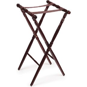 G.E.T. TSW-104 Luxurious Mahogany Tray Stand for Restaurants, 30.25"