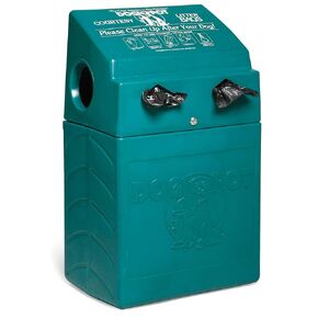 DOGIPOT 1005-2 DOGVALET Includes Litter Bag Rolls and Liner Trash Bags, Polyethylene, Forest Green