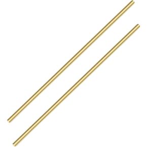 Brass Solid Round Rod Lathe Bar Stock, 6mm in Diameter 350mm in Length (2 PCS) in Saudi Arabia