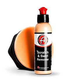 Adam's Polishes Car Scratch & Swirl Remover Hand Correction System, Remove & Restore Paint Transfer, Minor Imperfections, Oxidation, Paired with Orange Compound Correction Pad Applicator (2 Step Kit)
